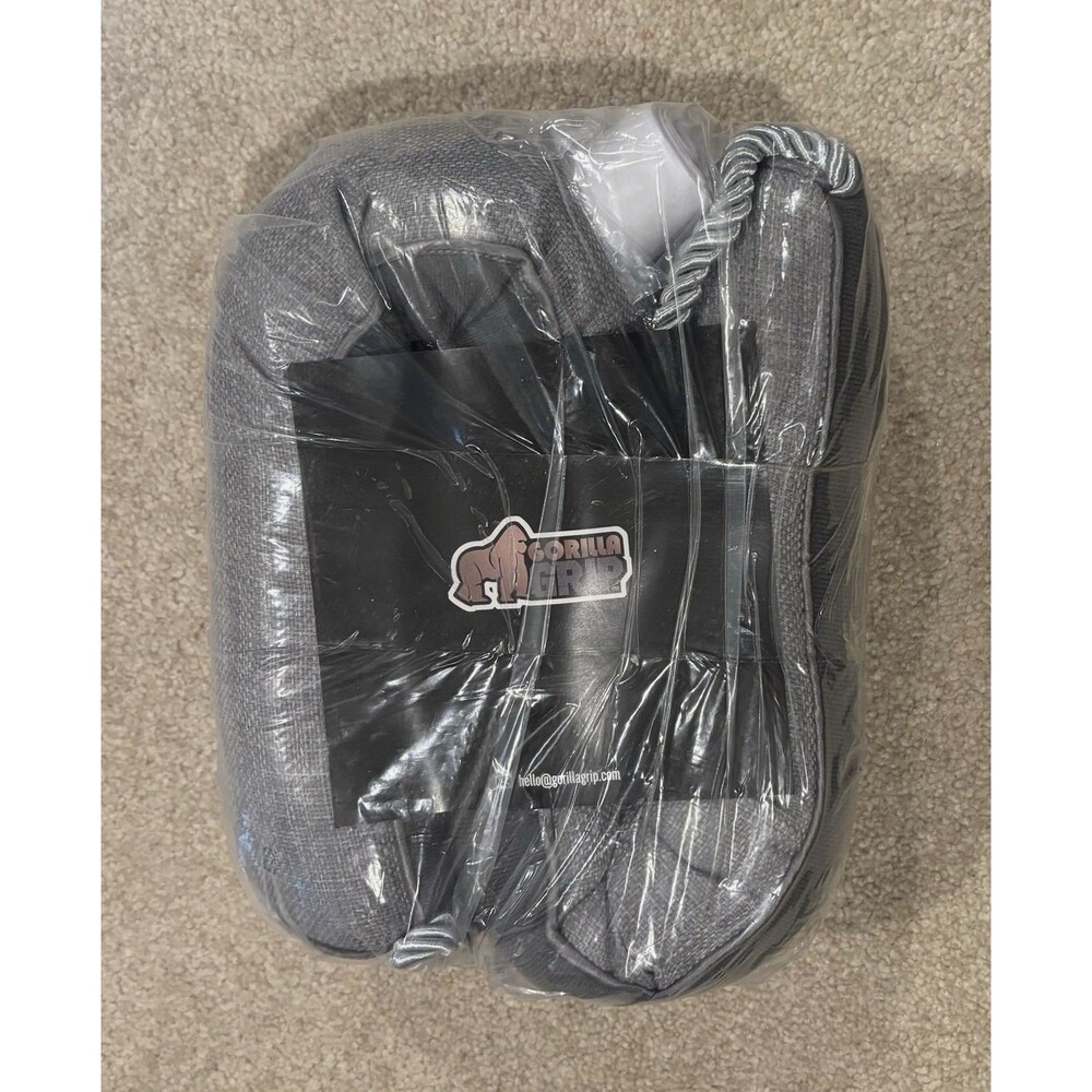 NEW Gorilla Grip 32" Door Draft Stopper Gray Heavy Duty
